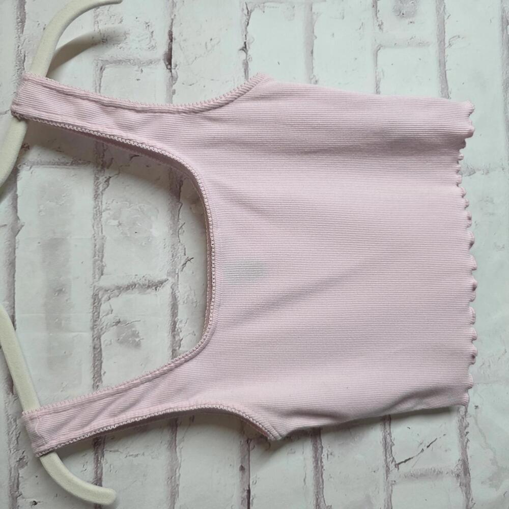 Forever 21 Pink Ribbed Crop